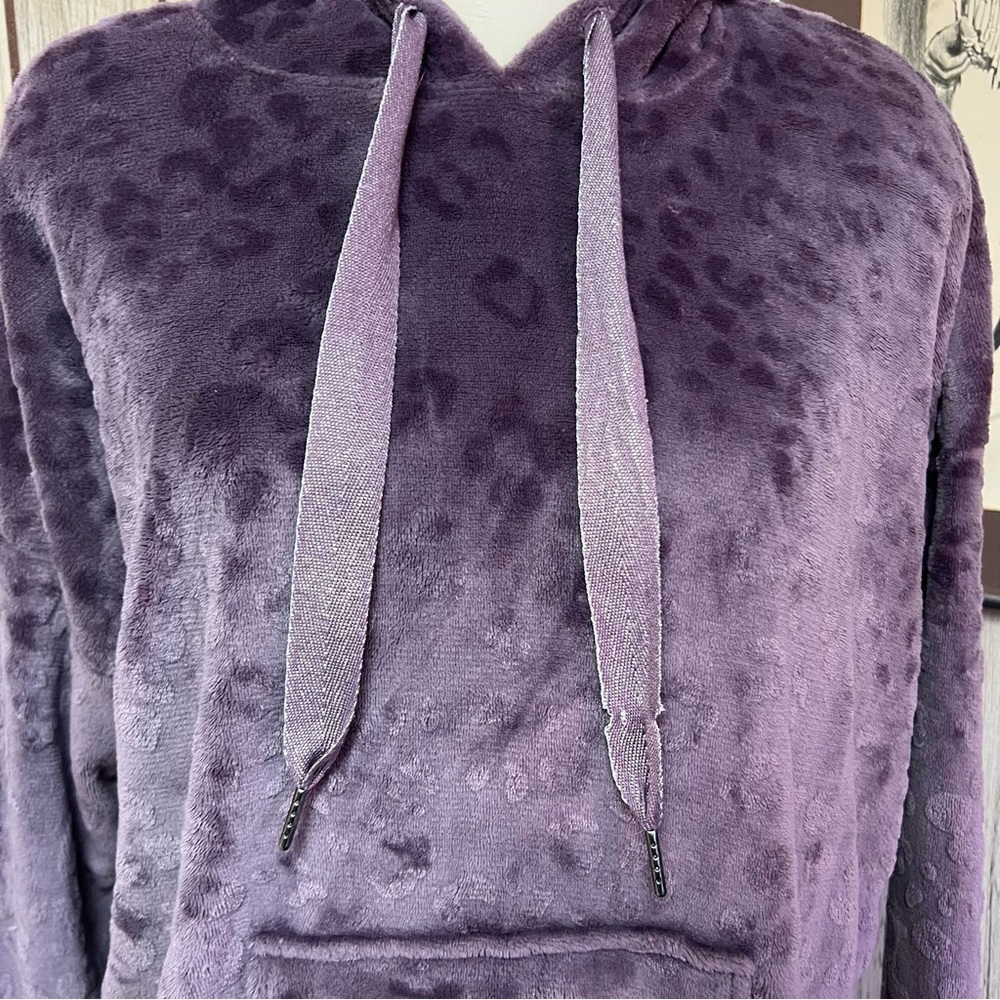 Denver Hayes Purple Oversized Cozy Lounge Sweater Nightdress Women’s Size XL - Picture 5 of 9
